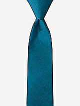 Front View Thumbnail - Caspian Peau de Soie Boy's 14" Zip Necktie by After Six