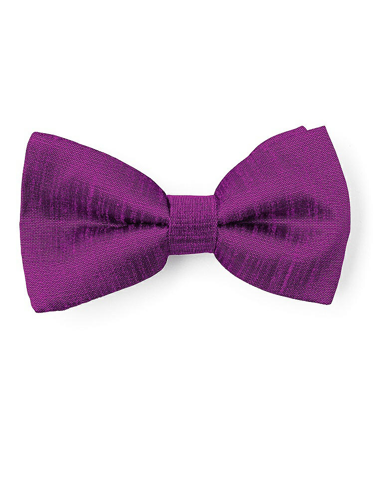 Front View - Dahlia Dupioni Boy's Clip Bow Tie by After Six