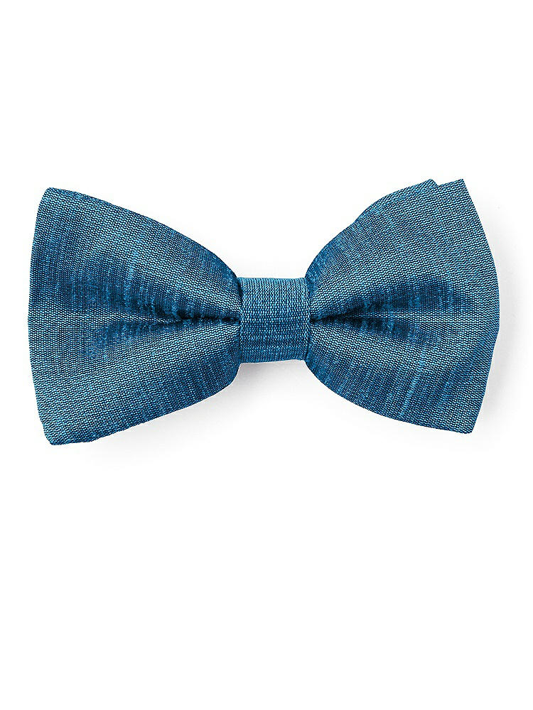 Front View - Mosaic Dupioni Boy's Clip Bow Tie by After Six