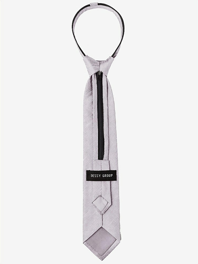 Back View - Jubilee Dupioni Boy's 14" Zip Necktie by After Six