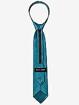 Rear View Thumbnail - Niagara Dupioni Boy's 14" Zip Necktie by After Six