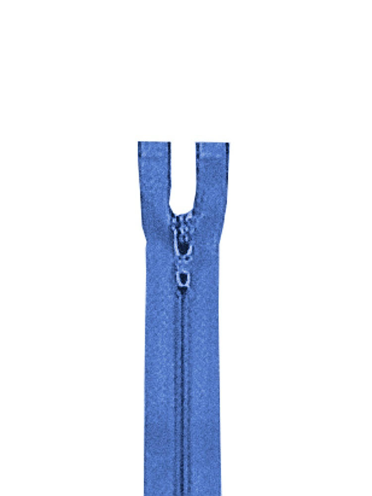 Front View - Cornflower Zipper - 24" hidden