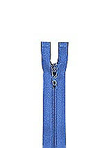 Front View Thumbnail - Cornflower Zipper - 24" hidden