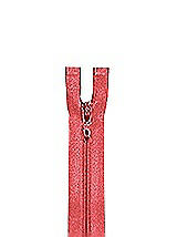 Front View Thumbnail - Perfect Coral Zipper - 24" hidden