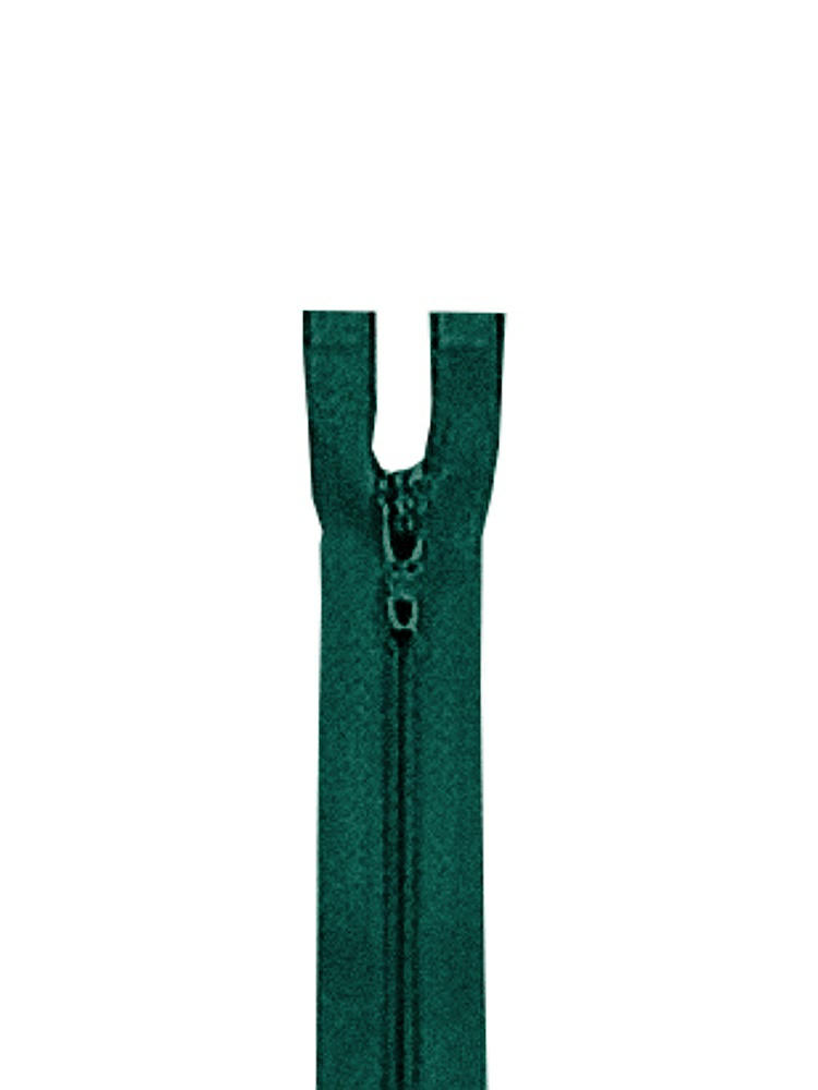 Front View - Hunter Green Zipper - 24" hidden