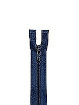 Front View Thumbnail - Midnight Navy Zipper - 24" hidden