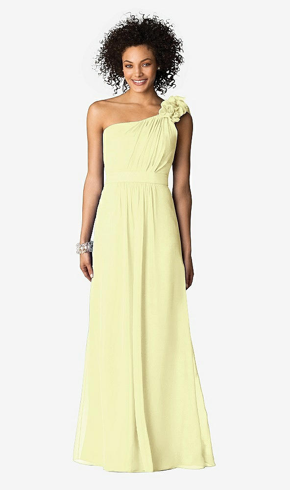 Front View - Butter Yellow After Six Bridesmaids Style 6611