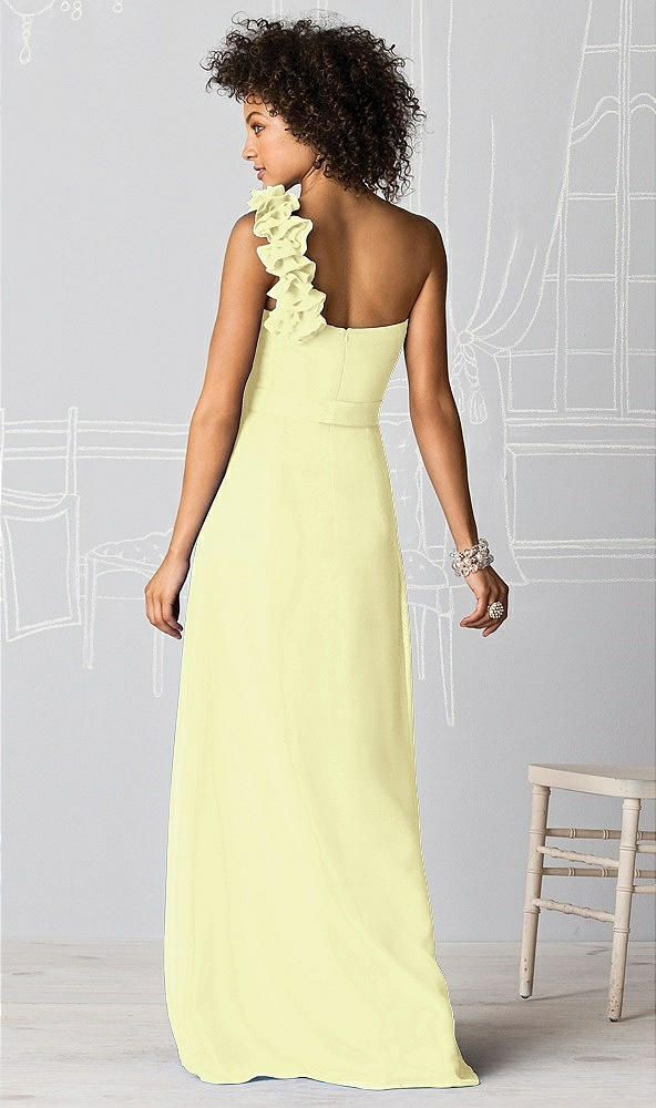 Back View - Butter Yellow After Six Bridesmaids Style 6611