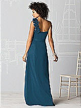 Rear View Thumbnail - Atlantic Blue After Six Bridesmaids Style 6611