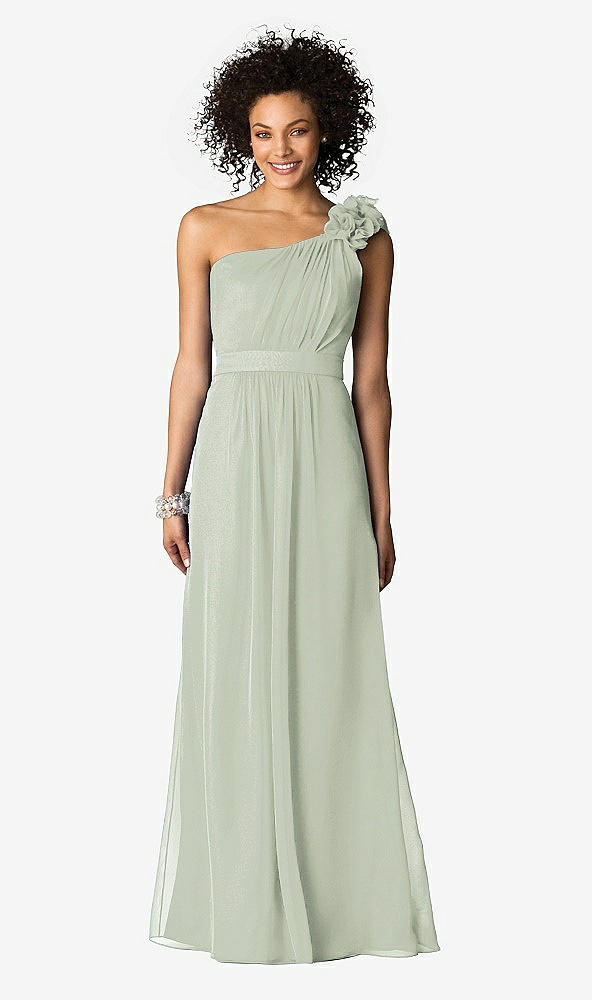 Front View - Celadon After Six Bridesmaids Style 6611