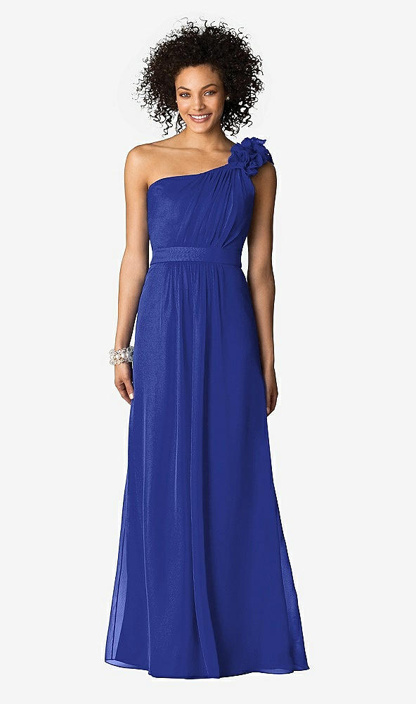 Front View - Cobalt Blue After Six Bridesmaids Style 6611