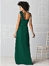 Rear View Thumbnail - Hunter Green After Six Bridesmaids Style 6611