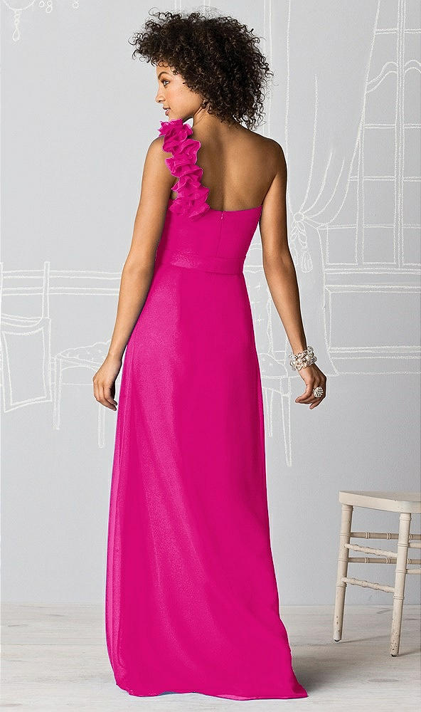 Back View - Think Pink After Six Bridesmaids Style 6611