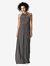 Front View Thumbnail - Caviar Gray After Six Bridesmaid Dress 6613