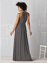 Rear View Thumbnail - Caviar Gray After Six Bridesmaid Dress 6613