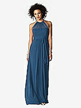 Front View Thumbnail - Dusk Blue After Six Bridesmaid Dress 6613