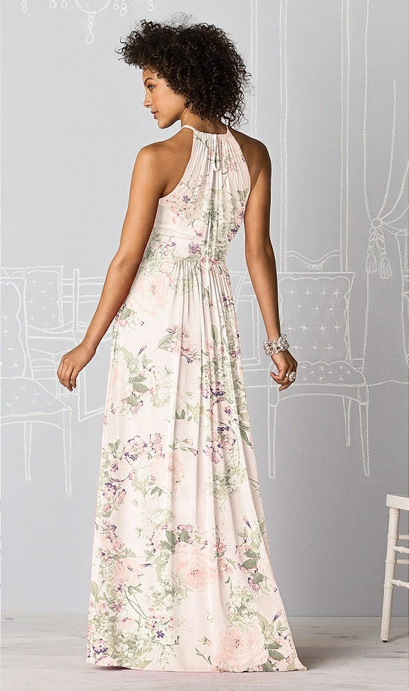 Back View - Blush Garden After Six Bridesmaid Dress 6613