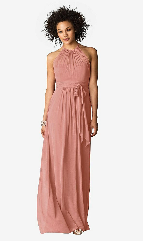 Front View - Desert Rose After Six Bridesmaid Dress 6613