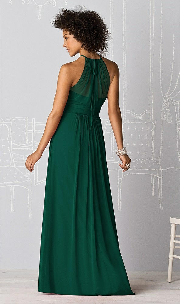 Back View - Hunter Green After Six Bridesmaid Dress 6613