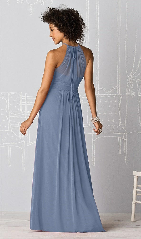 Back View - Larkspur Blue After Six Bridesmaid Dress 6613