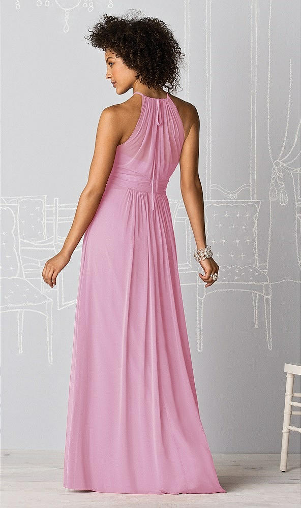 Back View - Powder Pink After Six Bridesmaid Dress 6613