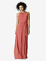 Front View Thumbnail - Coral Pink After Six Bridesmaid Dress 6613