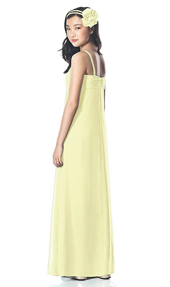 Back View - Butter Yellow Dessy Collection Junior Bridesmaid Style JR835