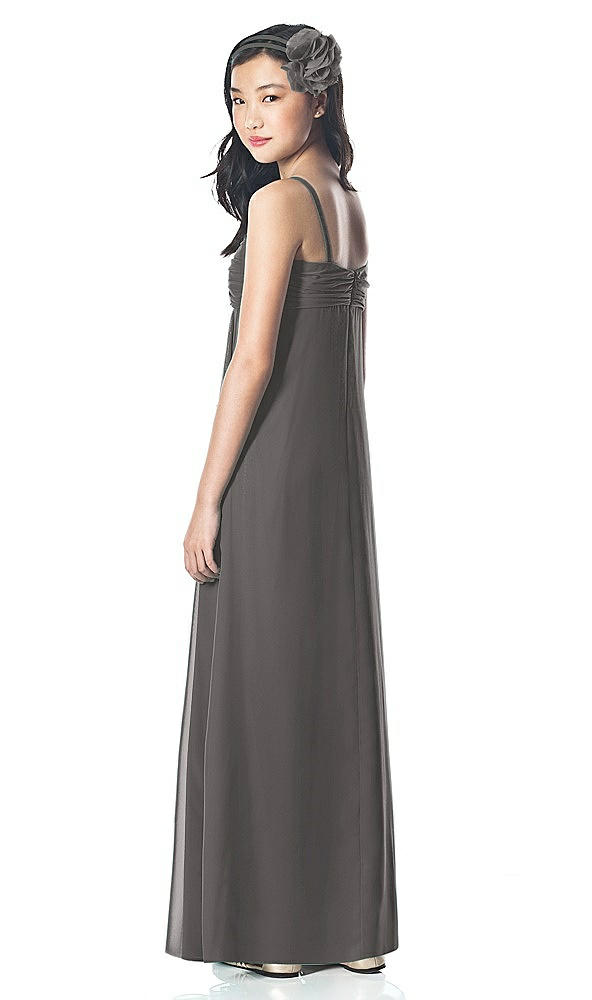 Back View - Caviar Gray Dessy Collection Junior Bridesmaid Style JR835