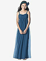 Front View Thumbnail - Dusk Blue Dessy Collection Junior Bridesmaid Style JR835