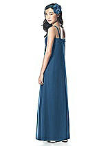 Rear View Thumbnail - Dusk Blue Dessy Collection Junior Bridesmaid Style JR835