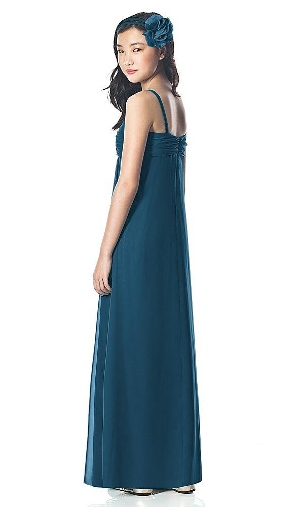 Back View - Atlantic Blue Dessy Collection Junior Bridesmaid Style JR835