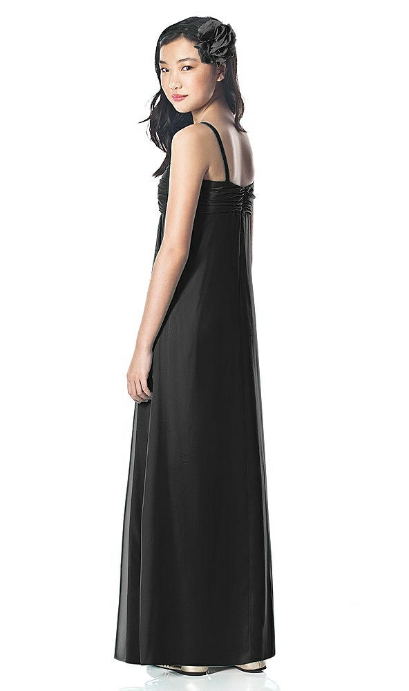 Back View - Black Dessy Collection Junior Bridesmaid Style JR835