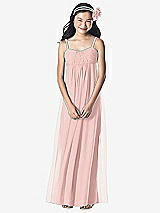 Front View Thumbnail - Rose - PANTONE Rose Quartz Dessy Collection Junior Bridesmaid Style JR835