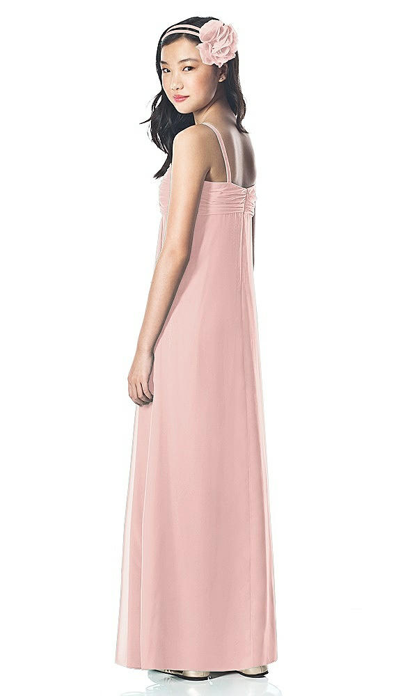 Back View - Rose - PANTONE Rose Quartz Dessy Collection Junior Bridesmaid Style JR835