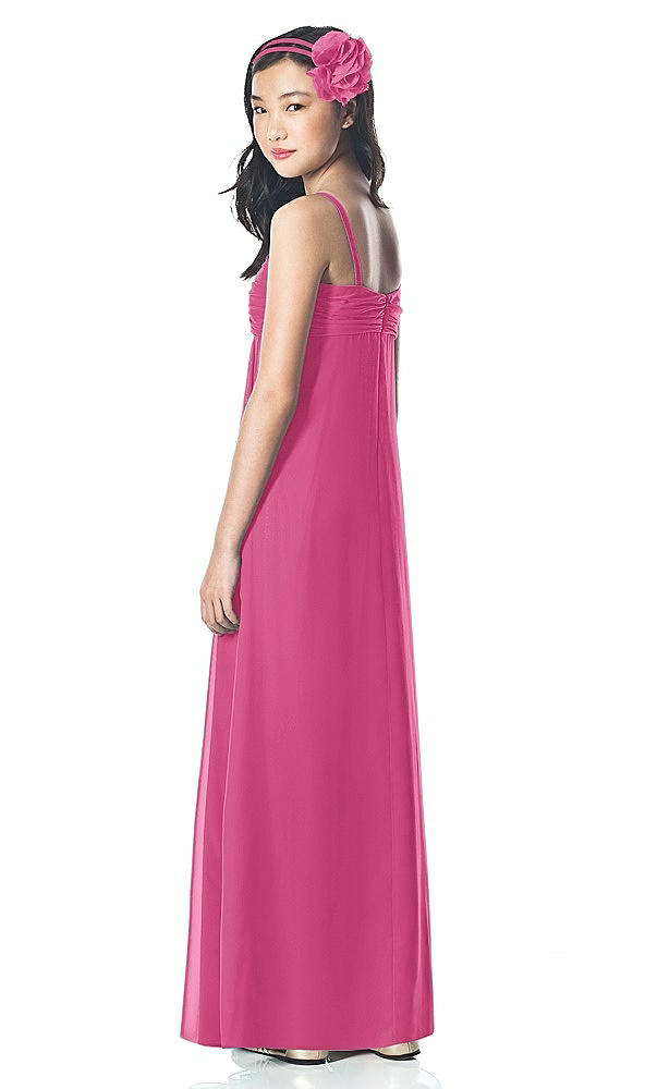 Back View - Tea Rose Dessy Collection Junior Bridesmaid Style JR835