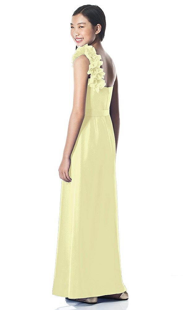 Back View - Butter Yellow Dessy Collection Junior Bridesmaid style JR611