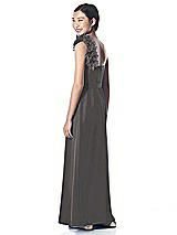 Rear View Thumbnail - Caviar Gray Dessy Collection Junior Bridesmaid style JR611