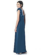 Rear View Thumbnail - Dusk Blue Dessy Collection Junior Bridesmaid style JR611