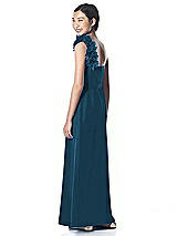 Rear View Thumbnail - Atlantic Blue Dessy Collection Junior Bridesmaid style JR611