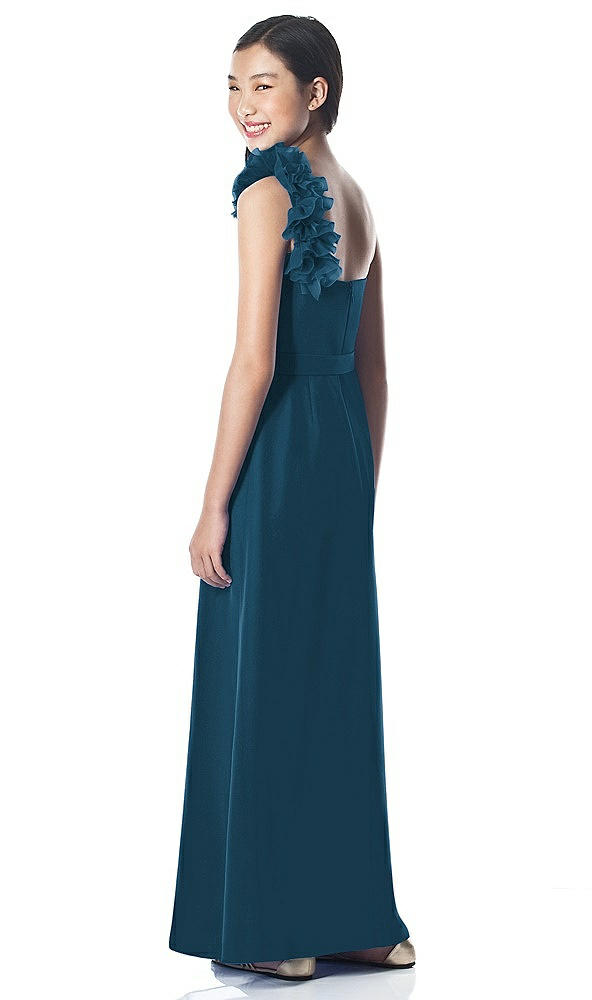 Back View - Atlantic Blue Dessy Collection Junior Bridesmaid style JR611