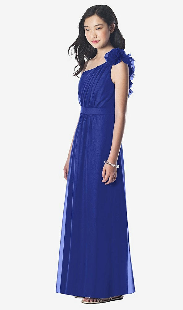 Front View - Cobalt Blue Dessy Collection Junior Bridesmaid style JR611