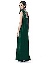 Rear View Thumbnail - Hunter Green Dessy Collection Junior Bridesmaid style JR611