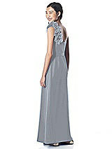 Rear View Thumbnail - Platinum Dessy Collection Junior Bridesmaid style JR611