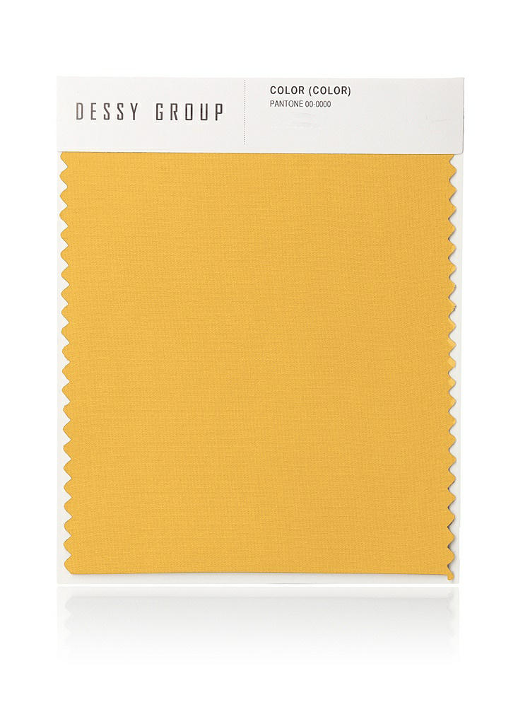 Front View - NYC Yellow Lux Chiffon Swatch