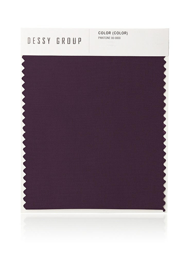 Front View - Aubergine Lux Chiffon Swatch