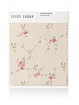 Front View Thumbnail - Coquette Floral Print Lux Chiffon Swatch