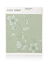 Front View Thumbnail - Vintage Primrose Sage Lux Chiffon Swatch