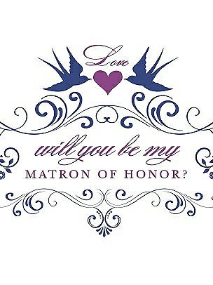 Will You Be My Matron of Honor Card - Classic