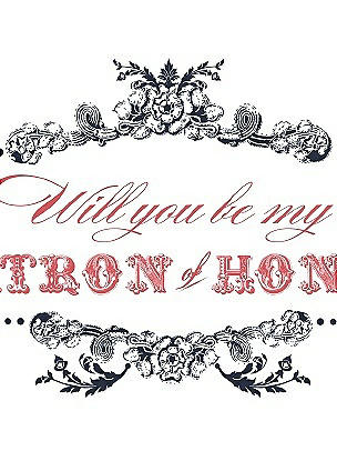 Will You Be My Matron of Honor Card - Vintage