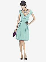 Front View Thumbnail - Seaside Alfred Sung Bridesmaid Dress D500